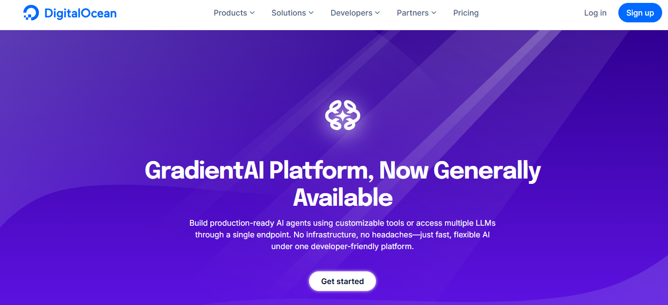 DigitalOcean Gradient image
